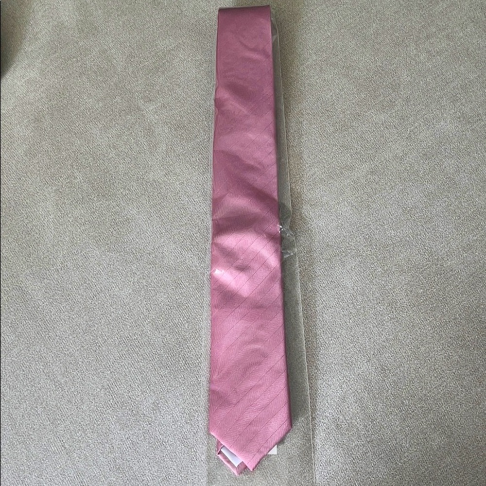 Herringbone Vow- Dusty Rose Tie